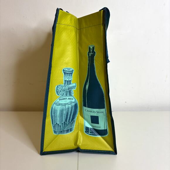 LOT 3x — Trader Joe’s 6 Bottle Wine Drink Beverage Carrier Gift Grocery Tote Bag - Picture 3 of 12